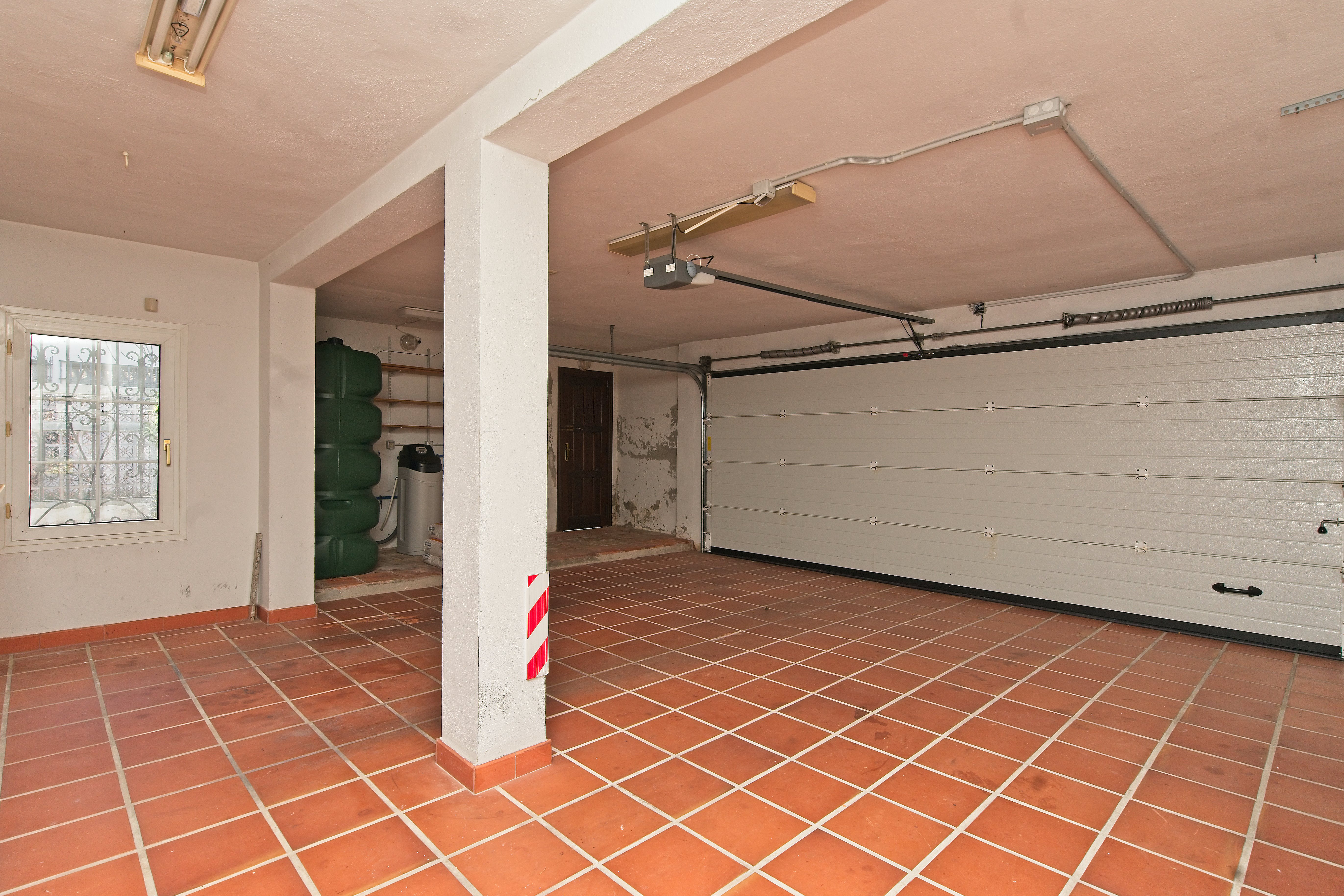 Existing original garage and structural base